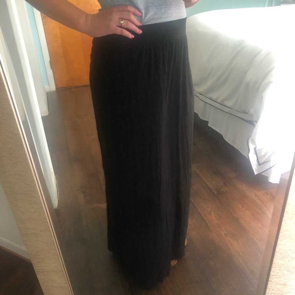 Black Loft maxi skirt